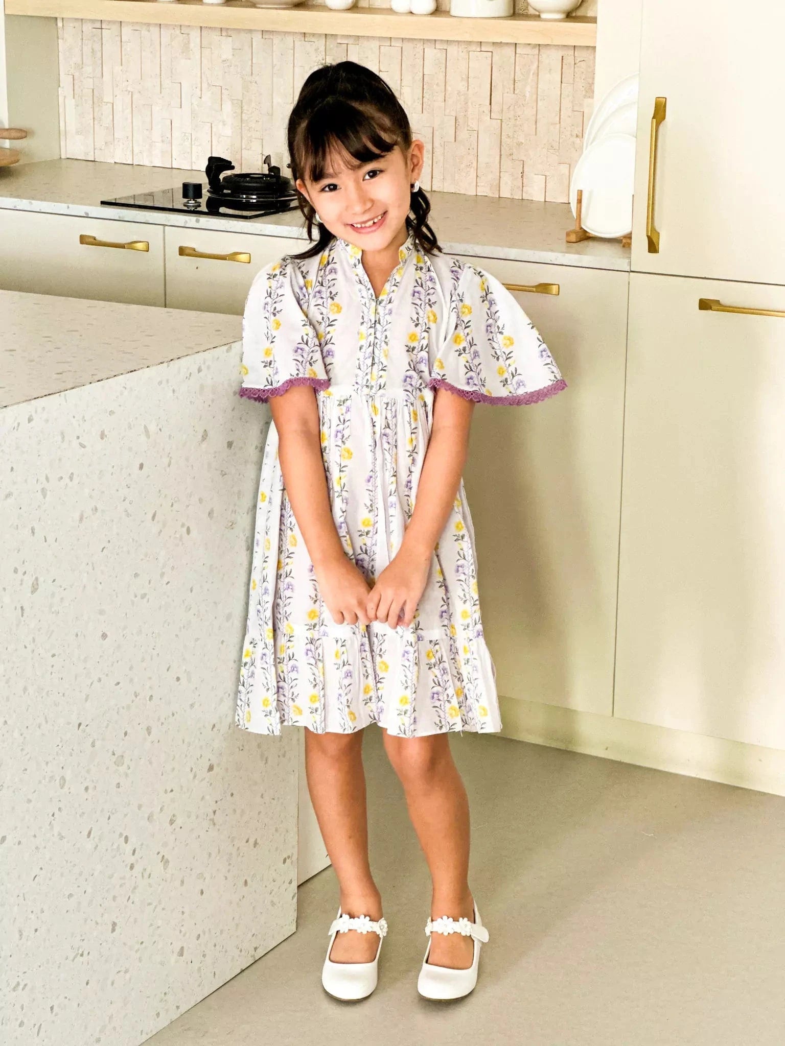 Stylish women’s clothing designed for comfort   Mini Lilac Florid Long Dress