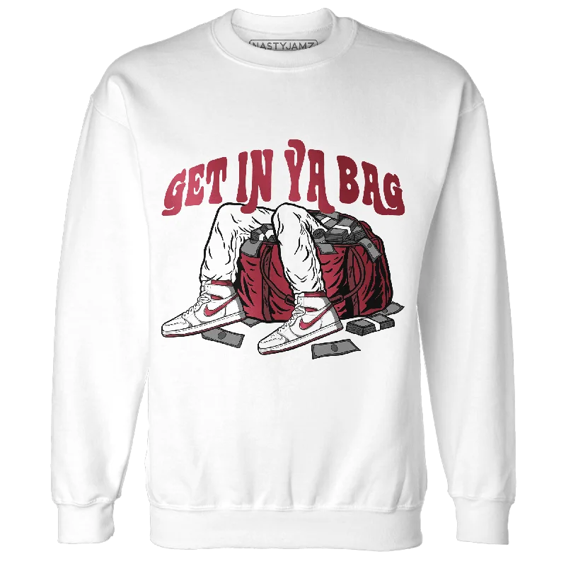 NastyJamz High 85 Metallic Burgundy 1s Sweatshirt Match Get In Ya Bag