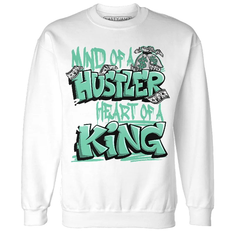 Feminine and fashionable clothing for every wardrobe   NastyJamz High OG Green Glow 1s Sweatshirt Match Hustler Heart King