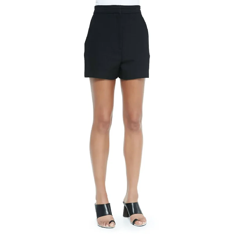 A perfect wardrobe for fashionable women   High Waist Short In Black