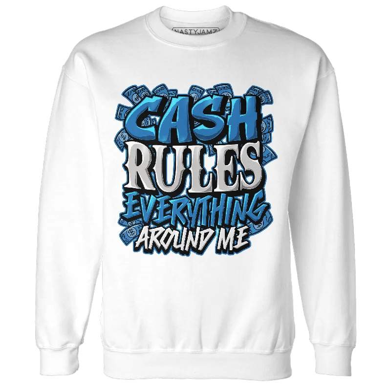 NastyJamz Industrial Blue 4s Sweatshirt Match Cash Rule E A M