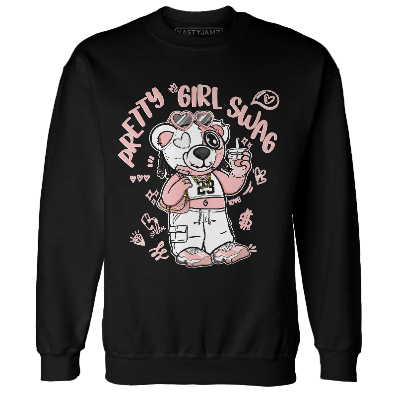 NastyJamz Low Legend Pink 11s Sweatshirt Match Pretty Girl Swag BER