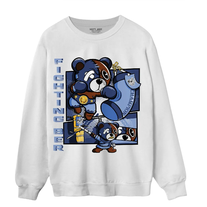 NastyJamz Midnight Navy 5s Sweatshirt Match BER Fighting Boxing