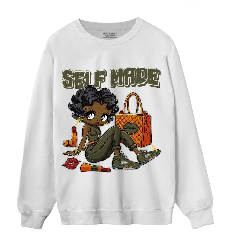 Clothing that’s as bold as you are   NastyJamz Olive 5s Sweatshirt Match Sneaker Girl Selfmade