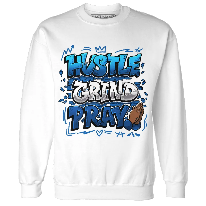 High-quality women’s wear for everyday elegance   NastyJamz Royal Reimagined 1s Sweatshirt Match Hustle Grind Pray