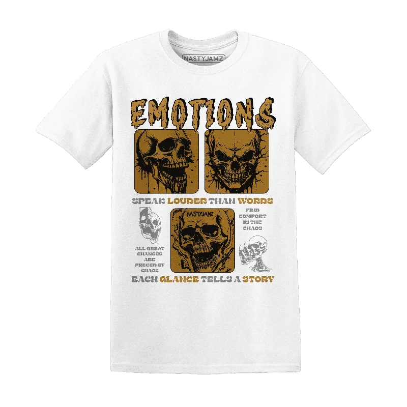 Wheat 13s NastyJamz T Shirt Match Emotions Skull