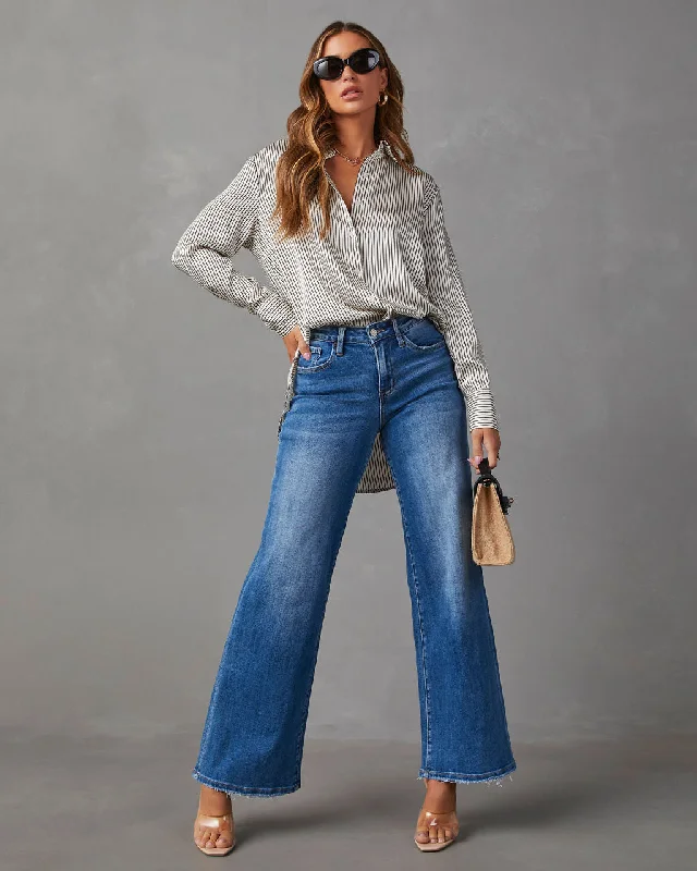 Bold and sophisticated looks for every woman   Casual Moves High Rise Wide Leg Jeans