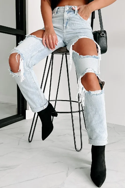 Fashion-forward styles that make a statement Losing Control High Rise Ripped Baggy Jeans (Light) Fashion-forward styles that make a statement Losing Control High Rise Ripped Baggy Jeans (Light)