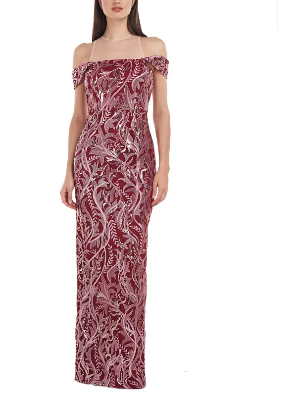 Find your perfect fit with stylish women’s clothing   Womens Sequined Mesh Evening Dress