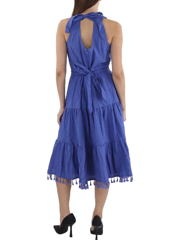 Trendy women’s clothing with a modern twist   Plus Womens Cotton Fit & Flare Dress