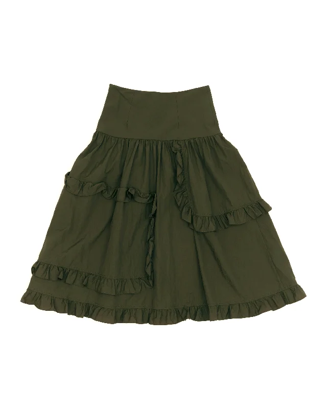 Women’s clothing that combines comfort and style   Pathways Maxi Skirt - Olivine